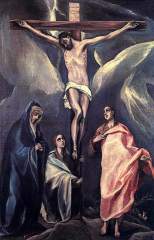 El Greco - Christ on the Cross with the Two Maries and St John